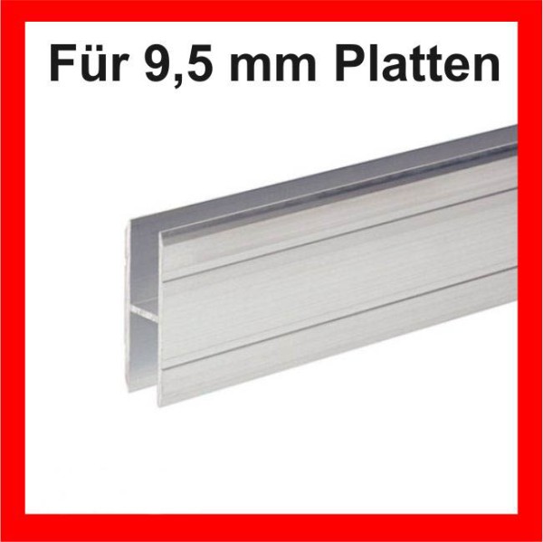KF184 H-Formprofil, 2 Meter