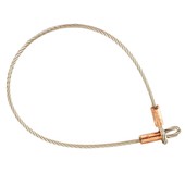 Klappenhalter, Stahlseil 30cm
