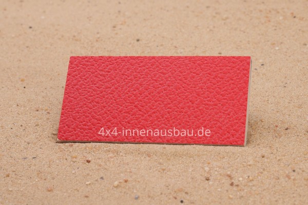 Ausbauplatte ca. 125 x 80 cm rot - weiss